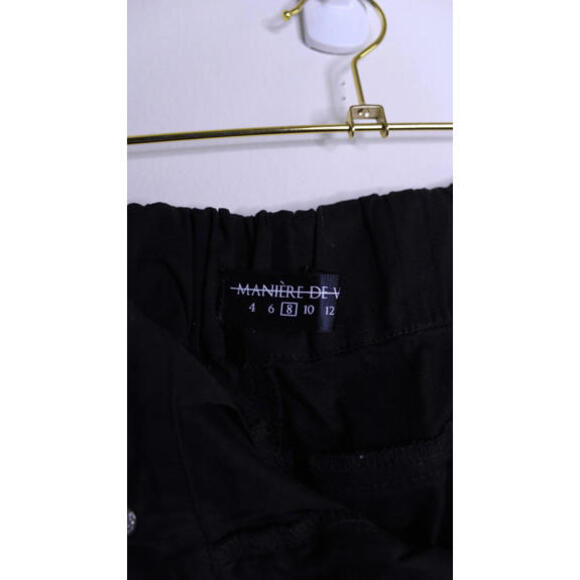 Maniere De Voir Black High Waist Cargo Pants - US 4 - Picture 3 of 3
